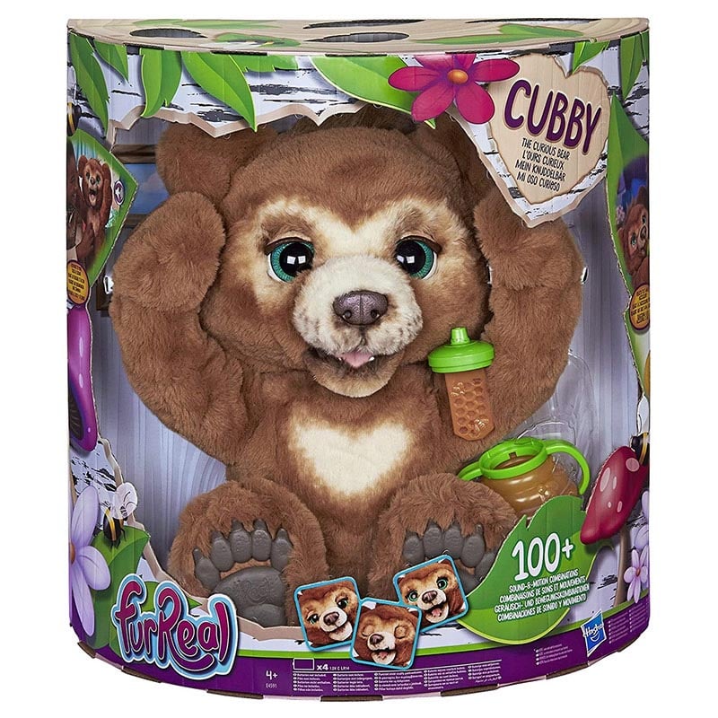 FurReal Cubby the Curious Bear Interactive Plush Toy