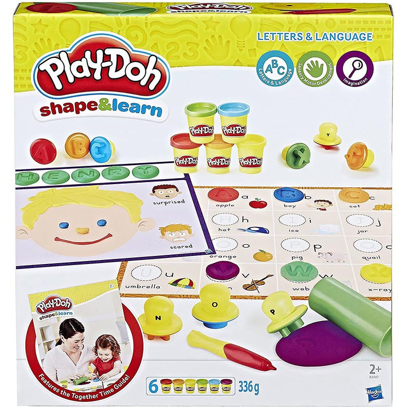 Play-Doh Shape and Learn Letters and Language