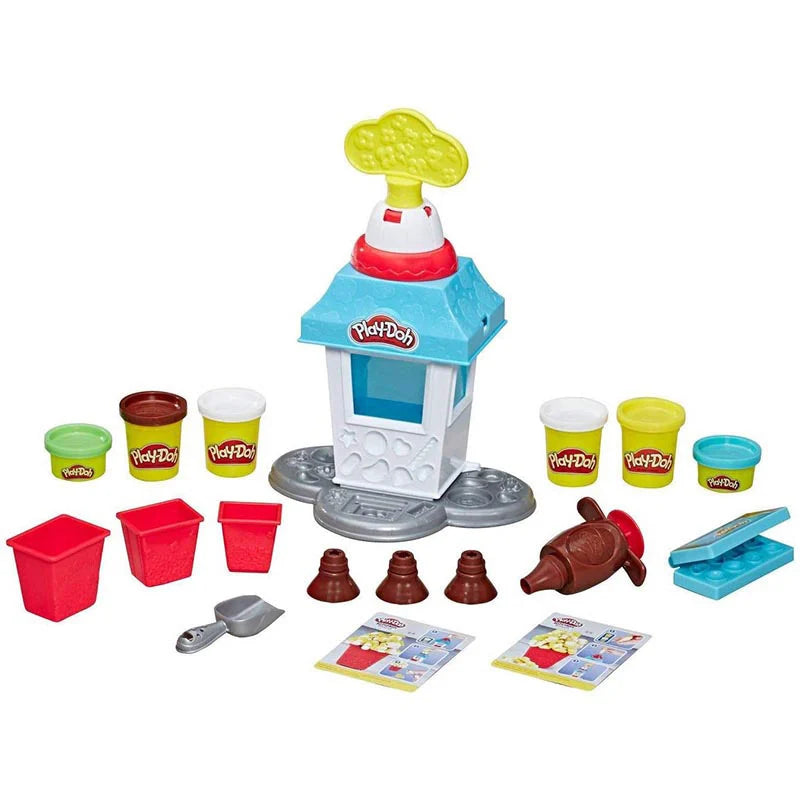 Play-Doh Kitchen Creations Popcorn Party Play Food Set with Six Non-Toxic Pots