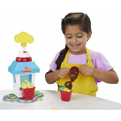 Play-Doh Kitchen Creations Popcorn Party Play Food Set with Six Non-Toxic Pots