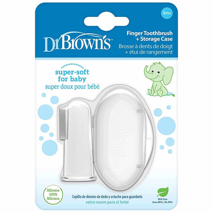 Dr. Brown's Finger Toothbrush with Storage Case