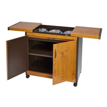 Hostess HL6232LB Connoisseur Hostess Trolley Full Doors Teak Finish