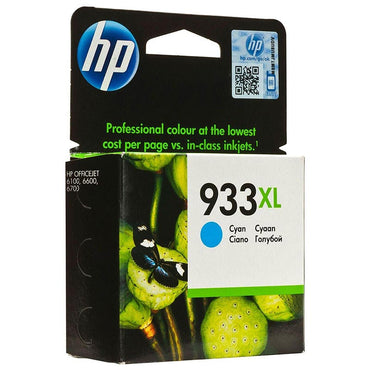 HP CN054AE 933XL High Yield Original Ink Cartridge, Cyan