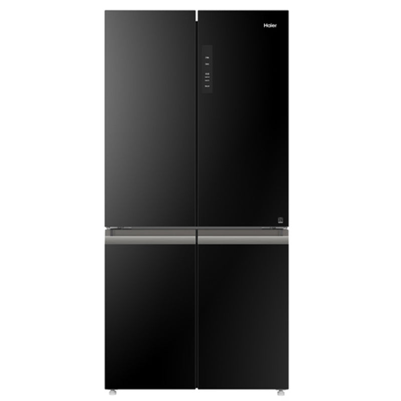 Haier HRF-700BG 4 doors refrigerator 585 Liters Black Glass