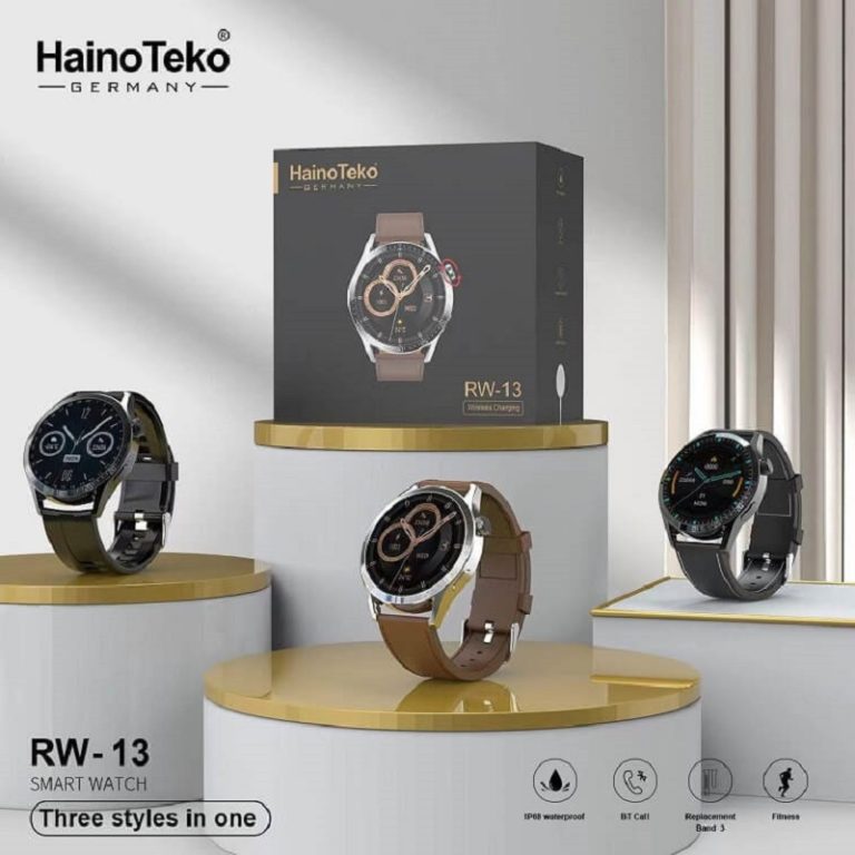 Haino Teko RW-13 wireless charging Smart watch Black