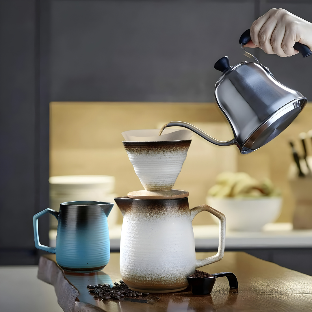 Ceramic Pour Over Coffee Maker Set 620ML