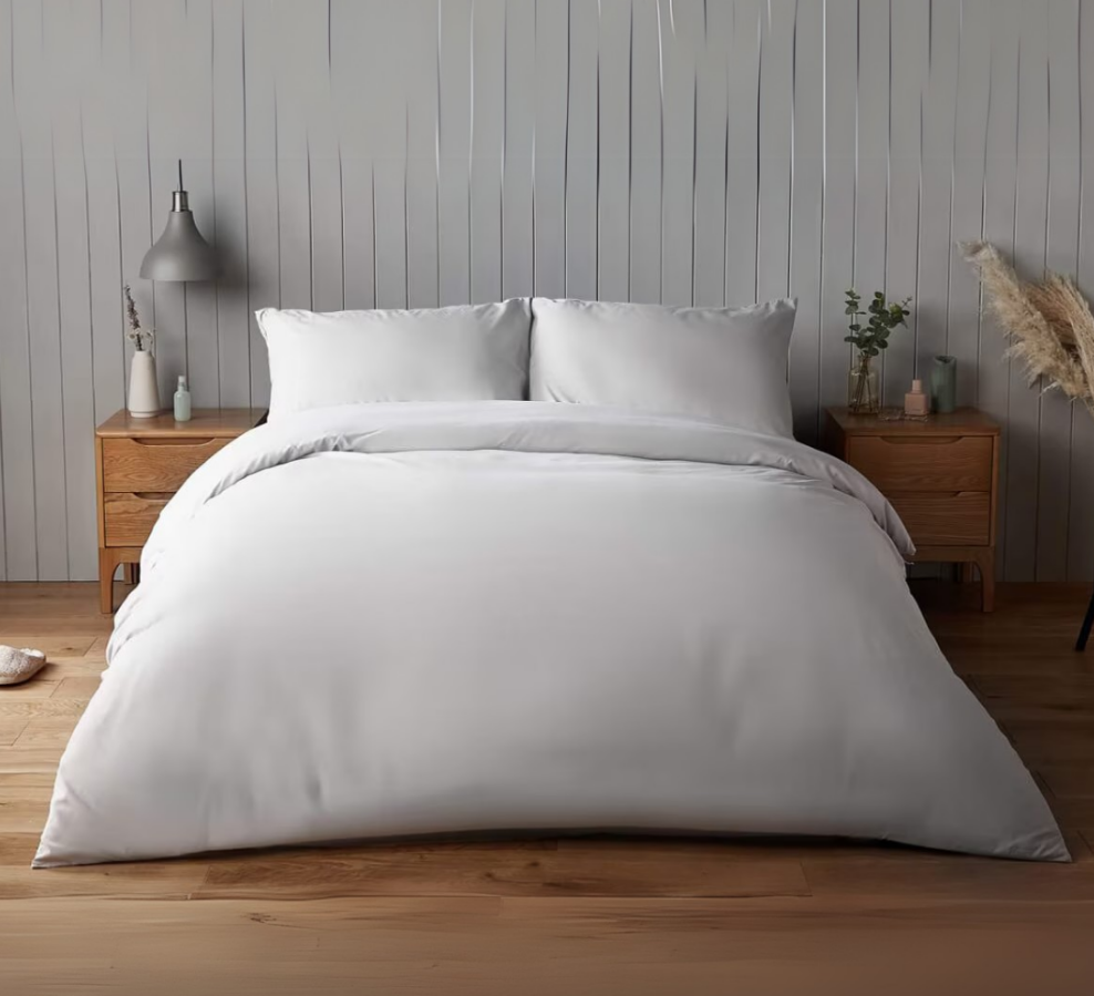 Solid Comfy Plain Duvet Cover Set