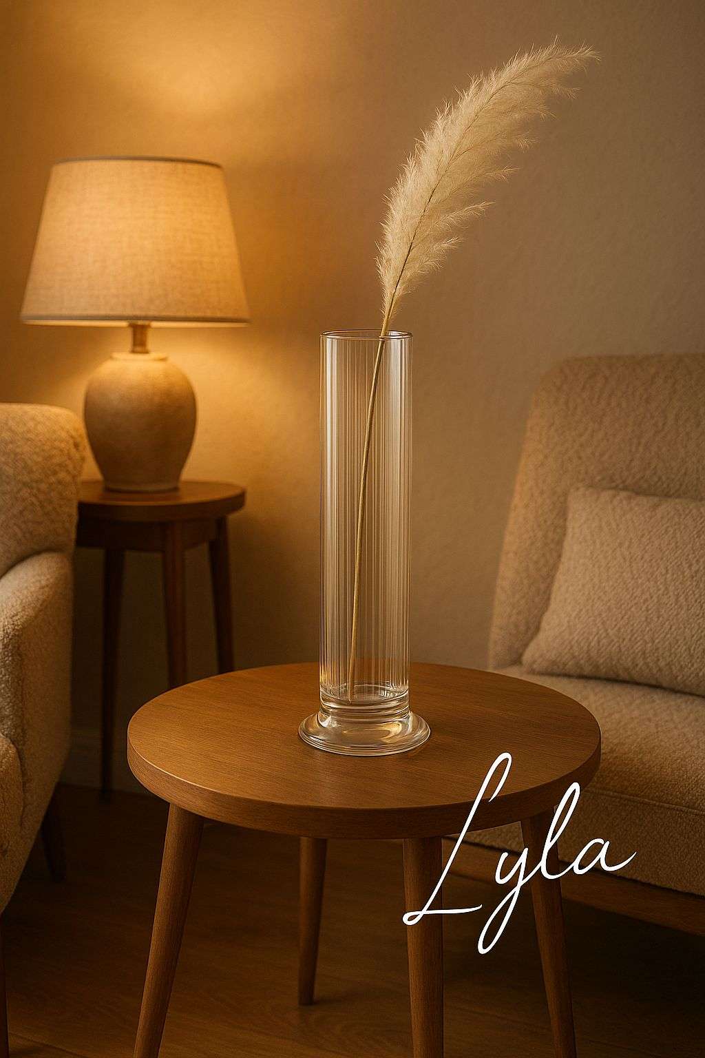 Umbra Layla Small Decorative Vase, Clear