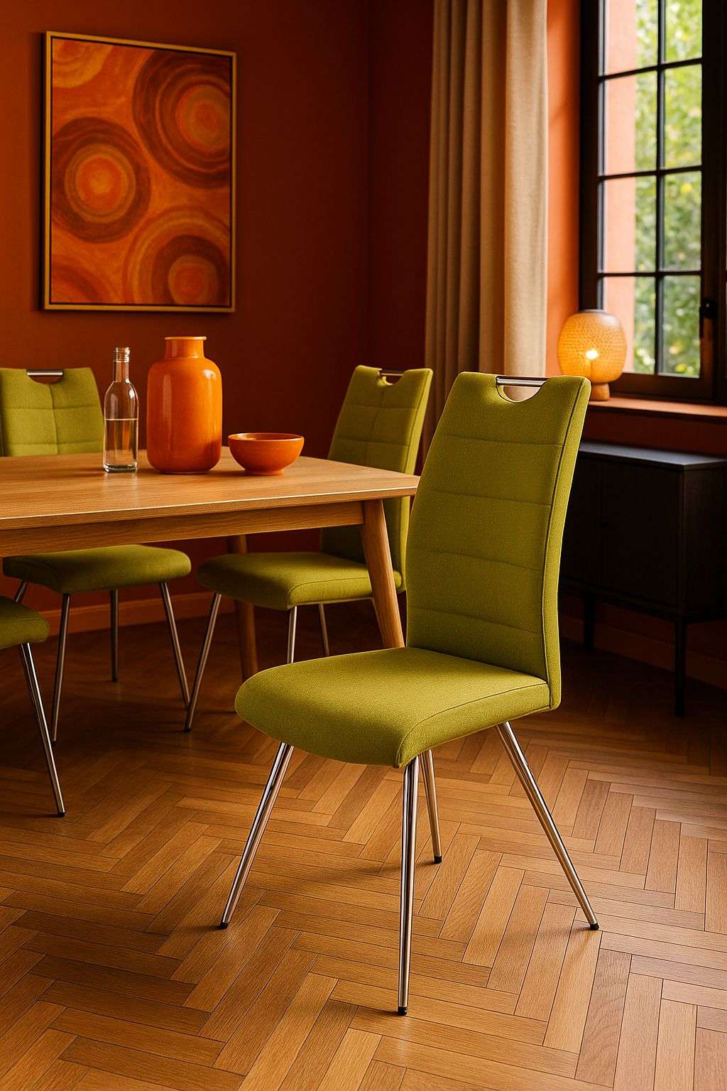 SILVICA A 4 kiwi dining chair -by Bega Germany