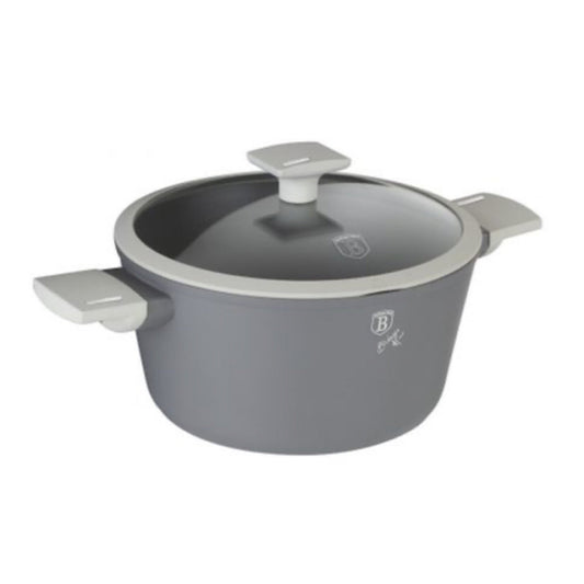 Casserole with lid,Matt Grey