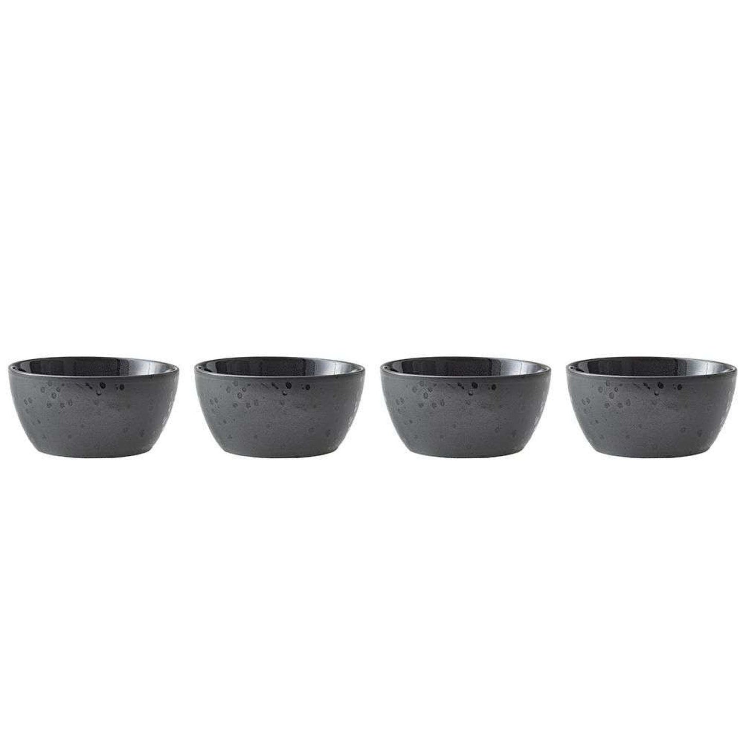 Bowl Set 12x6cm 4pcs Galaxy Black (15427)