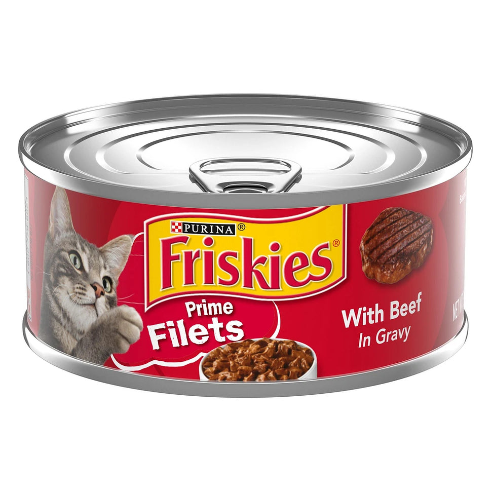 Friskies Prime Filets With Beef In Gravy, 156g