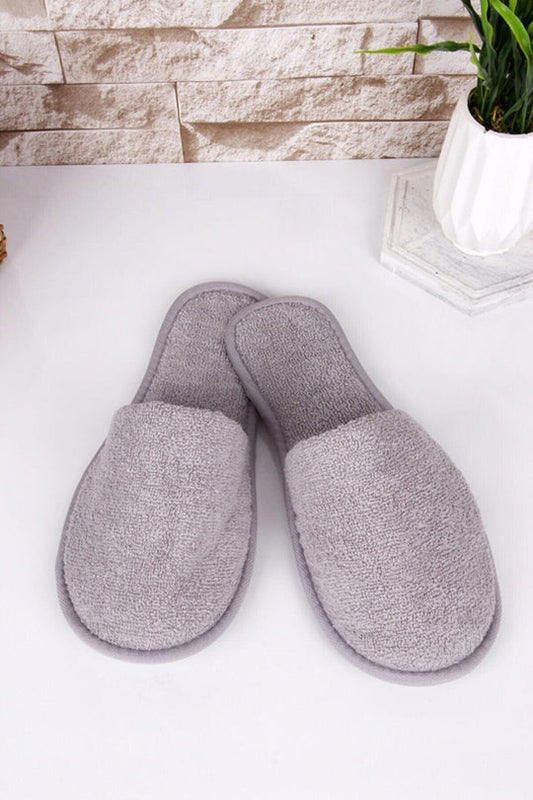 Towel Cotton House&Bathroom Slippers Grey