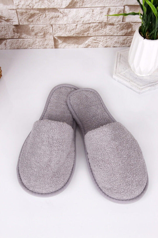 Towel Cotton House&Bathroom Slippers Grey