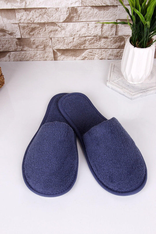 Towel Cotton House&Bathroom Slippers Navy