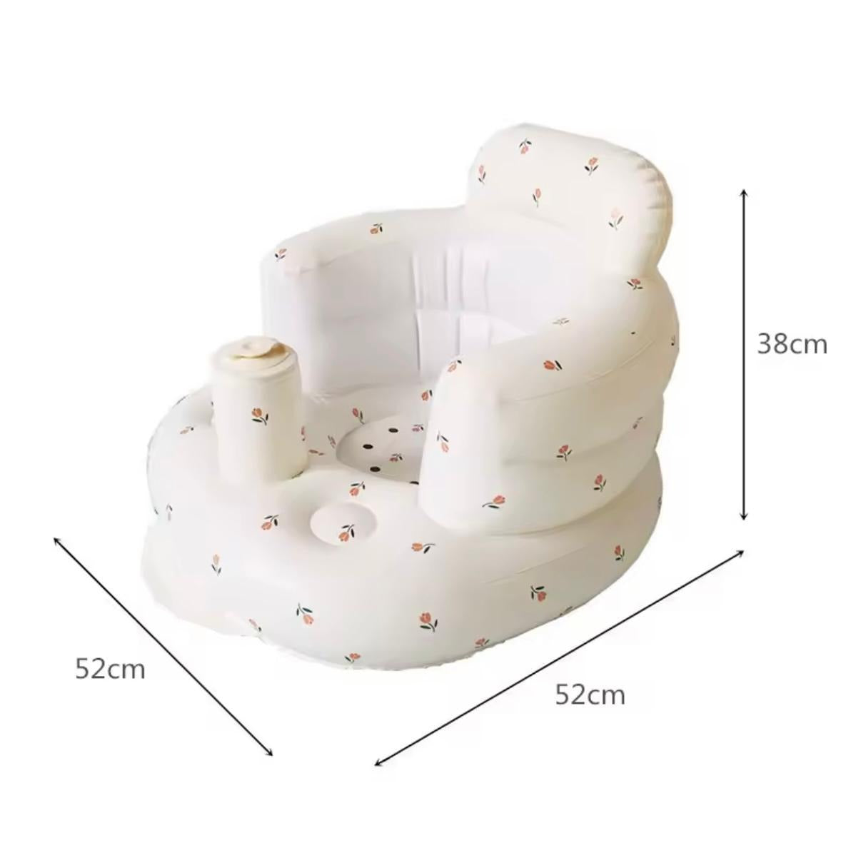 Fruit-Print Inflatable Baby Chair