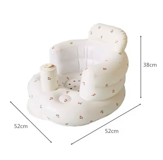 Fruit-Print Inflatable Baby Chair
