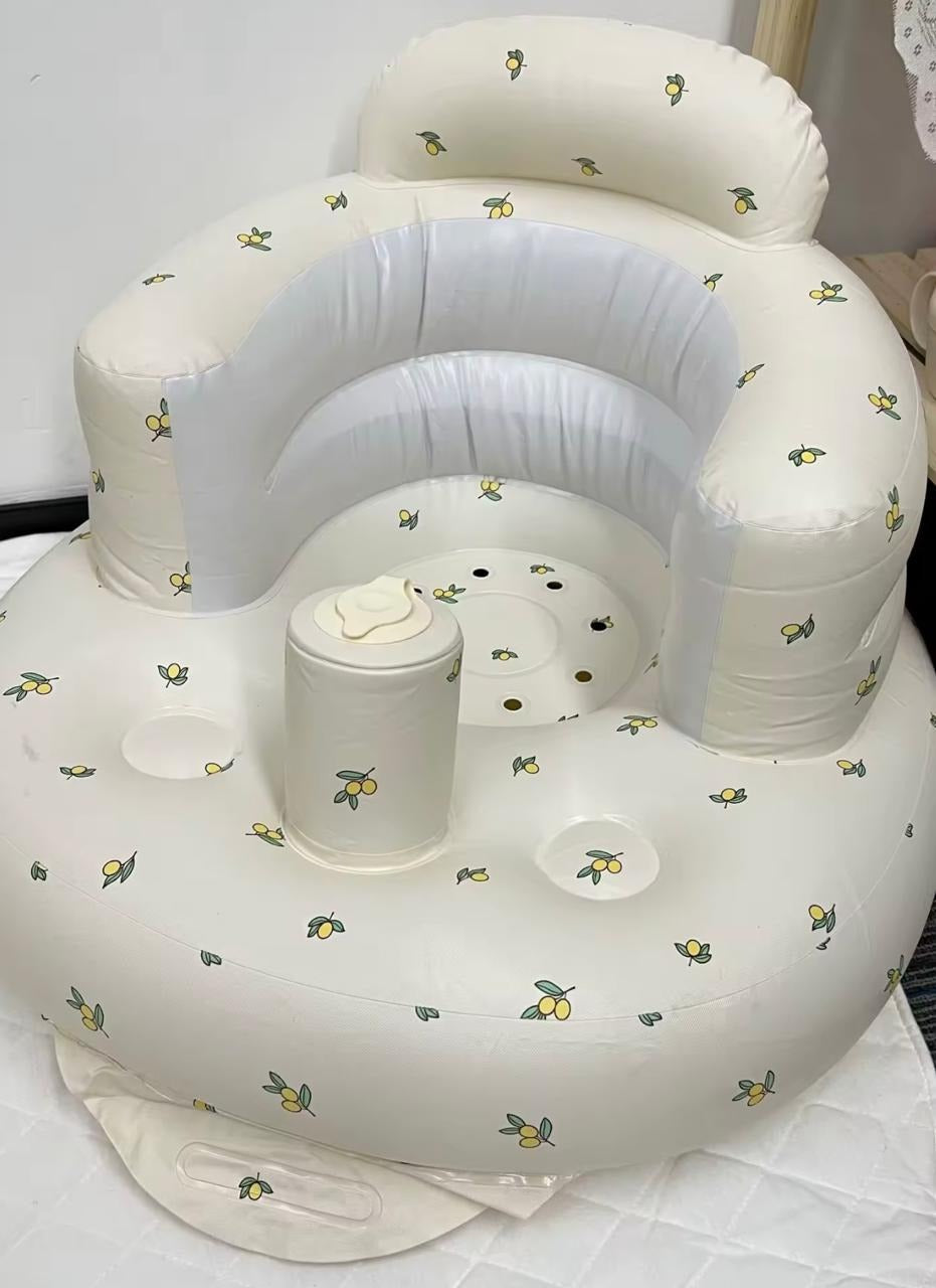 Fruit-Print Inflatable Baby Chair