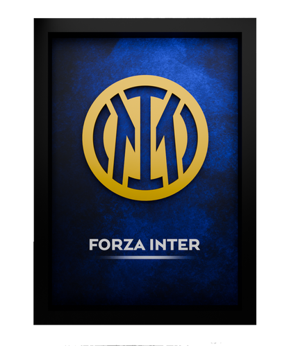 Inter Milan Frame WIth 3D-printed Logo