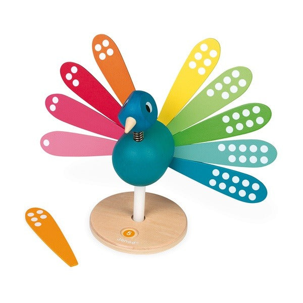Counting Rainbow Peacock