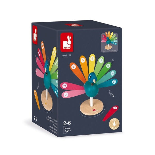 Counting Rainbow Peacock