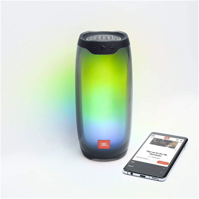 JBL Pulse 4 Waterproof Portable Bluetooth Speaker with Light Show ? Black