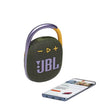 JBL Clip 4 Portable Speaker with Bluetooth, Built-in Battery, Waterproof and Dust proof Green