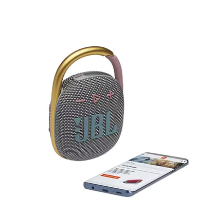 JBL Clip 4 Portable Speaker with Bluetooth, Built-in Battery, Waterproof and Dustproof Squad