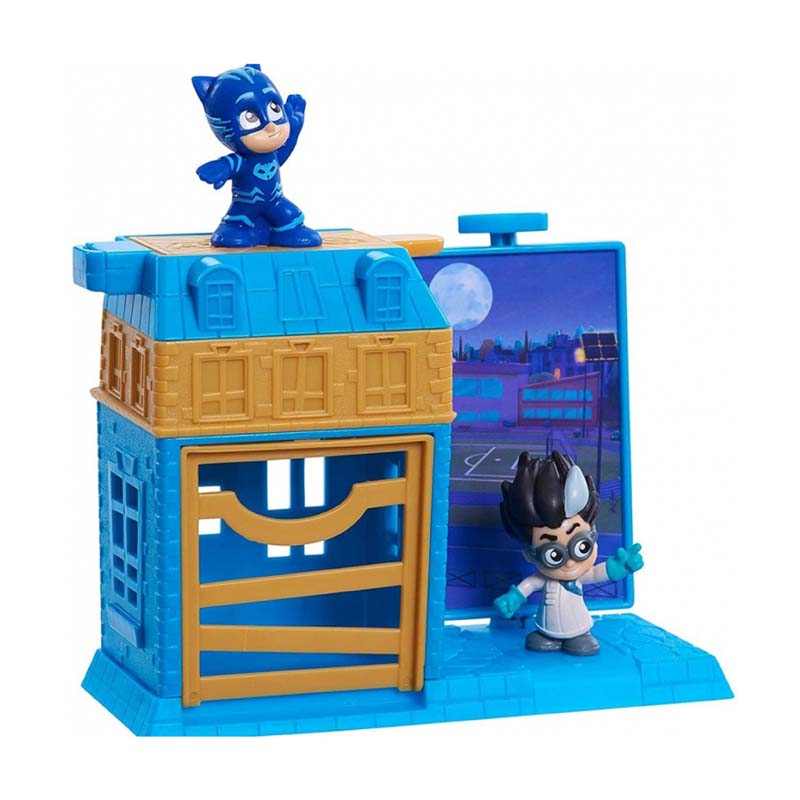 Pjmasks Pj Masks Night Time Micros Trap & Escape Playset Jp95696/97/98 R/B/G S21 JP-95695