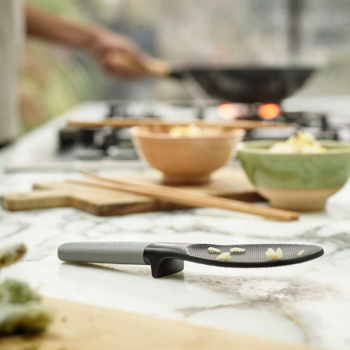 Elevate Fusion Rice Spoon, Slate by Joseph Joseph