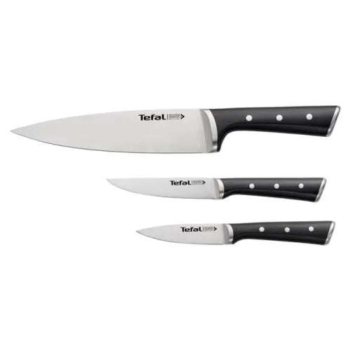Tefal K2323S74 Ice Force 3-Piece Knives Set (9″, 12″, 15″)