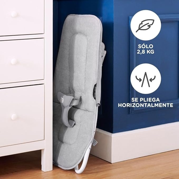 Kinderkraft Felio 2 Rocking Chair: Stone Grey