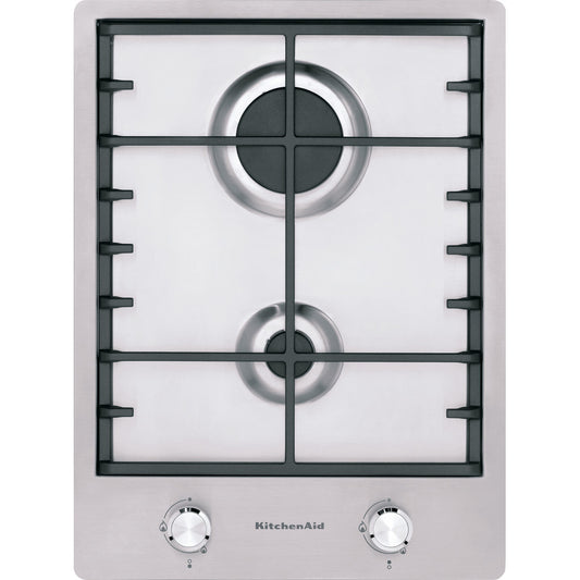 KitchenAid KHDD2 38510 Domino Gas Hob 38cm Stainless Steel