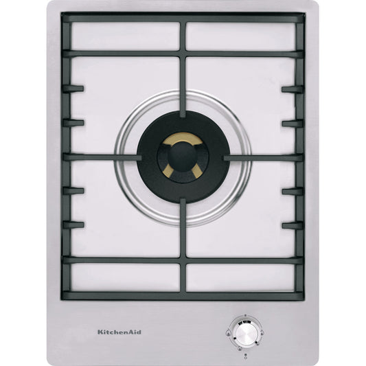 KitchenAid KHDP1 38510 Domino Gas Hob 40cm Stainless Steel