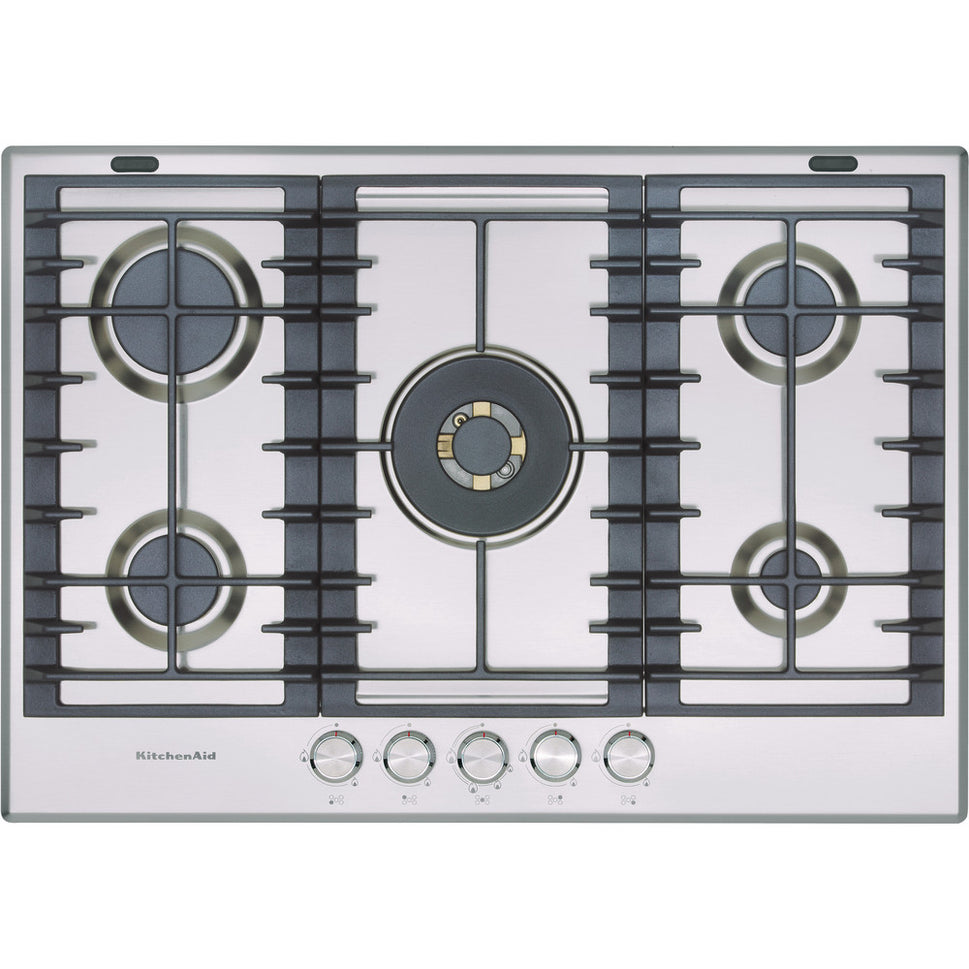 KitchenAid KHMP5 77510 Gas Hob 77cm Stainless Steel