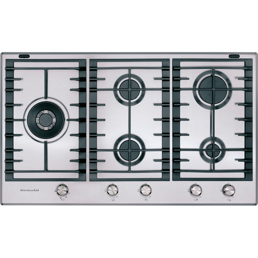 KitchenAid KHMP5 86510 Gas Hob 86cm Stainless Steel