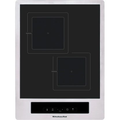 KitchenAid KHYD2 38510 Domino Induction Hob 38cm Black