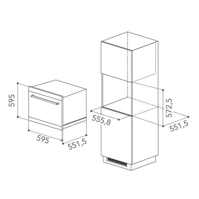 KitchenAid KCBSX 60600 Shock Freezer Built-in Stainless Steel