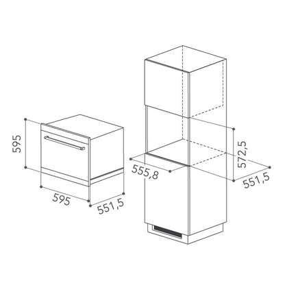 KitchenAid KCBSX 60600 Shock Freezer Built-in Stainless Steel