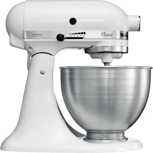 KitchenAid 5K45SSEWH Classic Mixer Tilt-Head 4.3L White