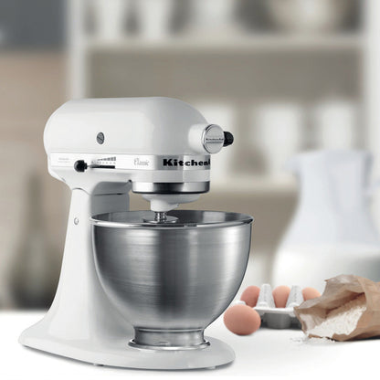 KitchenAid 5K45SSEWH Classic Mixer Tilt-Head 4.3L White