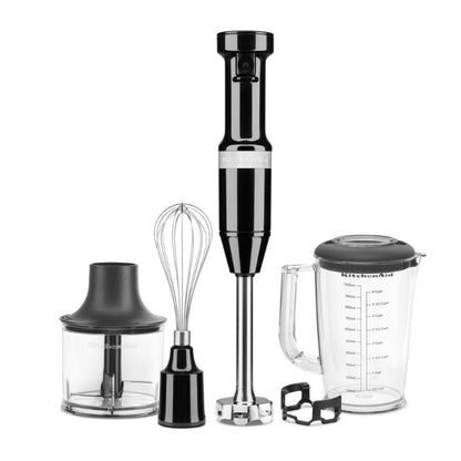 KitchenAid 5KHBV83EOB Hand Blender 1L Onyx Black