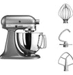 KitchenAid 5KSM125ECU Stand Mixer 4.8L Counter Silver