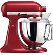 KitchenAid 5KSM175PSEER Mixer Tilt-Head 4.8l Artisan + 3 L Bowl + Flex edge Beater