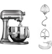 KitchenAid 5KSM7580XBMS Artisan 6.9 L Mixer Bowl Lift Medallion Silver