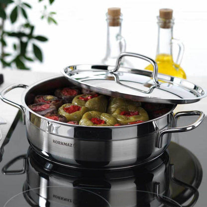 Korkmaz A1024 Alfa 26×8 cm Short Cooker