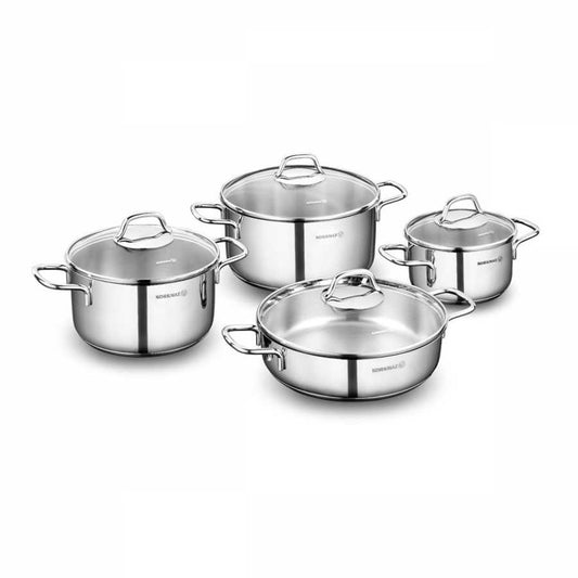 Korkmaz A1606 Perla 8 Piece Cookware