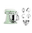 Kitchenaid 5KSM175PSEPT Mixer Tilt-Head 4.8l Artisan Pistachio + 3 L Bowl + Flex edge Beater