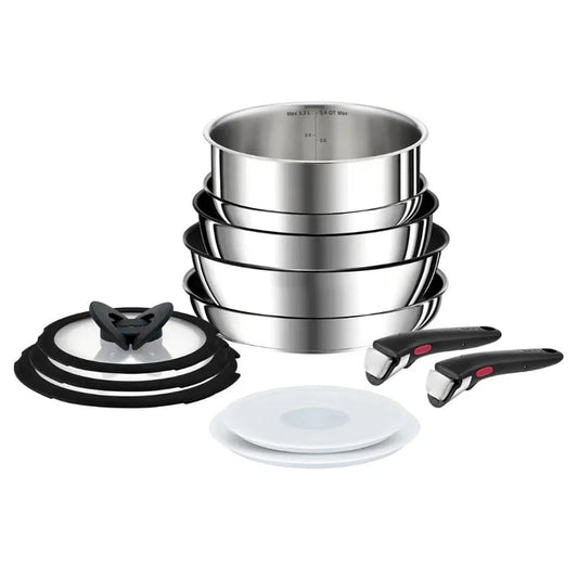 Tefal L9739053  Ingenio Preference Induction Stainless Steel 12pc Set