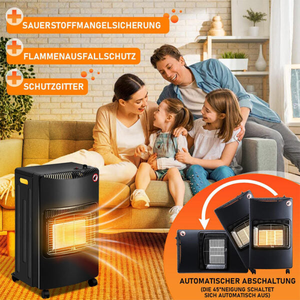 Foldable Gas Heater 4.2kW, Indoor Safe